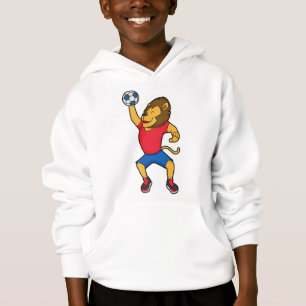 Lion Handball Spieler Handball Hoodie