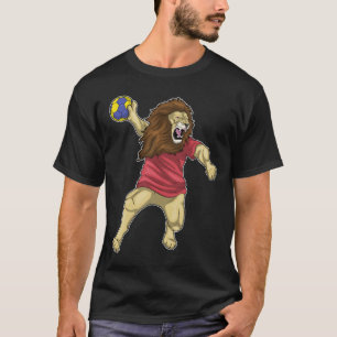 Lion Handball Spieler Handball T-Shirt