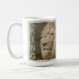 Lion Head Animal King Elegant Trendy Template Kaffeetasse