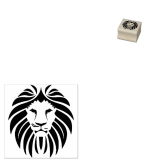 Lion Head Briefmarke für Safari Passport Boarding Gummistempel