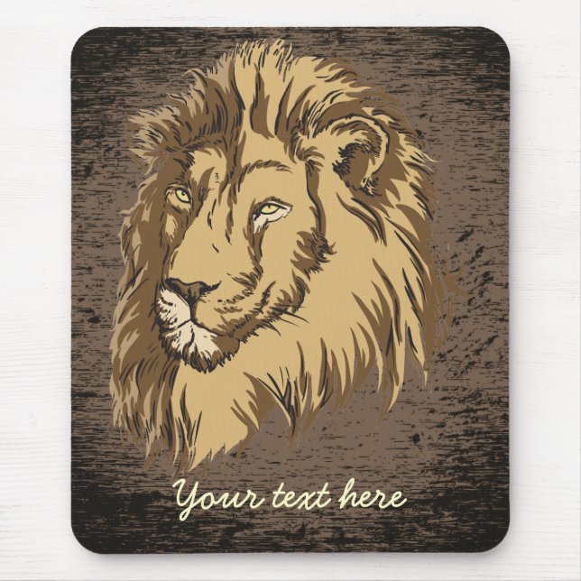 Lion Head Custom Mousepad (Vorne)