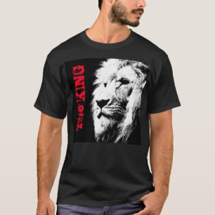 Lion Head Face Template Mens Modernes, elegantes S T-Shirt
