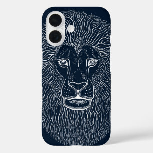 Lion Head Graphics iPhone 16 Hülle