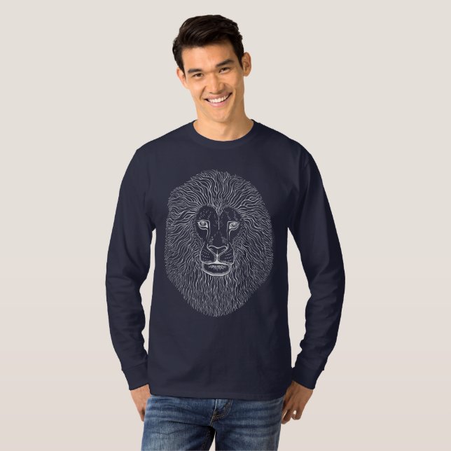 Lion Head Graphics T-Shirt (Vorne ganz)