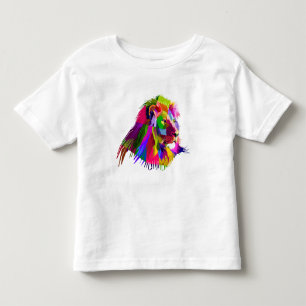 Lion Head Prismatischer Pop Art Design-62502 Kleinkind T-shirt