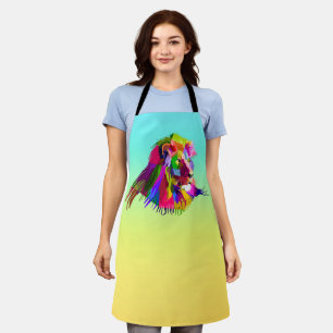 Lion Head Prismatischer Pop Art Design-62502 Schürze
