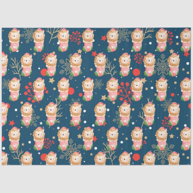 Lion Holidays Anpassen Seidenpapier (Vorderseite)