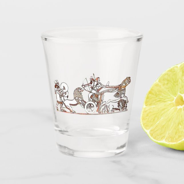 Lion Hunters Shot glass Schnapsglas (Vorderseite)