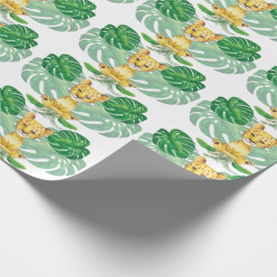 Lion Illustration Safari modern Geschenkpapier