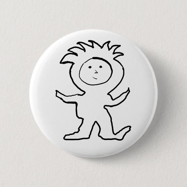 Lion Jammies Kid Button (Vorderseite)