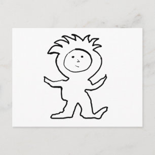 Lion Jammies Kid Postkarte