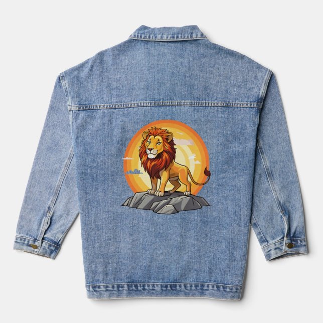 Lion Jeansjacke (Rückseite)