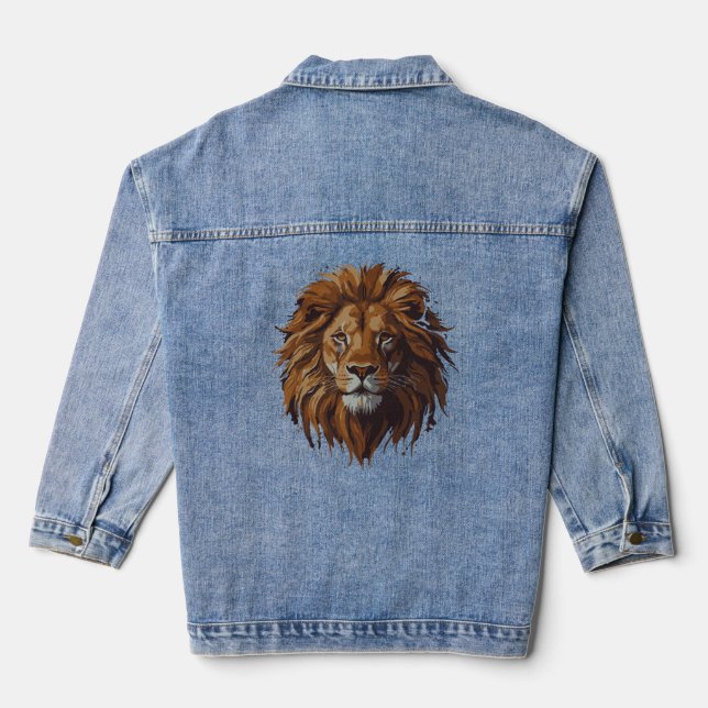 Lion Jeansjacke (Rückseite)