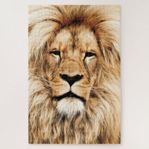 Lion Jigsaw Puzzle Face Foto