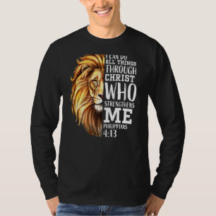 Lion Judah Christlich Religious Scripture Graphic  T-Shirt