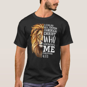 Lion Judah Christlich Religious Scripture Graphic  T-Shirt