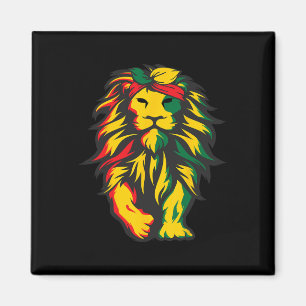 Lion Junetezehnte Coole Schwarzgeschichte Afrikas Magnet