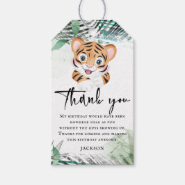 Lion Jungle Birthday Vielen Dank Geschenkanhänger