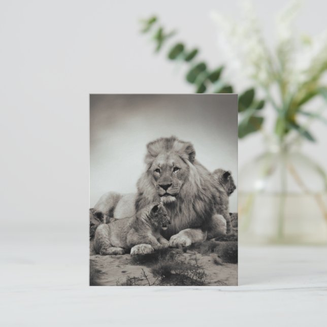 Lion Karte (Stehend Vorderseite)