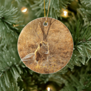 Lion Keramik Ornament