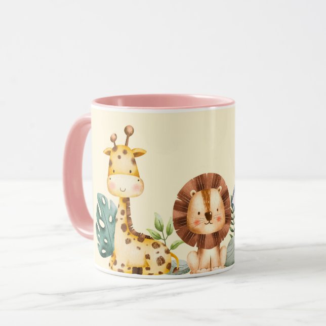 Lion Keramik Tasse (Vorderseite Links)