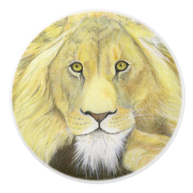 Lion Keramikknauf (Vorderseite)