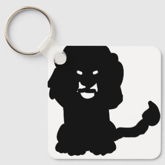 Lion Keychain – Bold Crest Silhouette Symbol Schlüsselanhänger