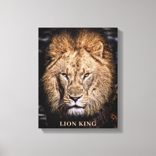 LION KING ART LEINWANDDRUCK (Vorderseite)