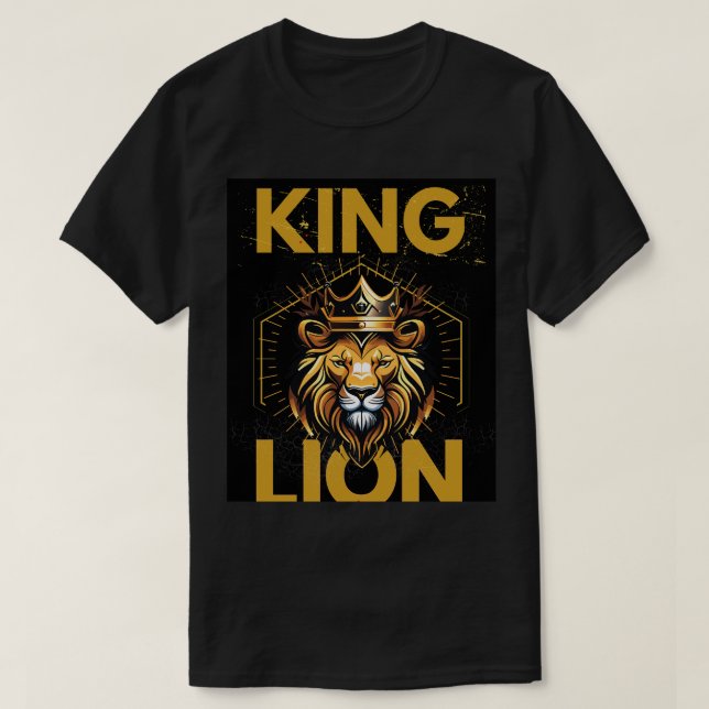Lion King Black T - Shirt (Design vorne)