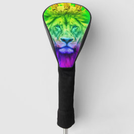 Lion King Golf Head Cover in Abstrakten Farben! Headcover