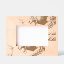 Lion King in Aktion Geätzte Rahmen