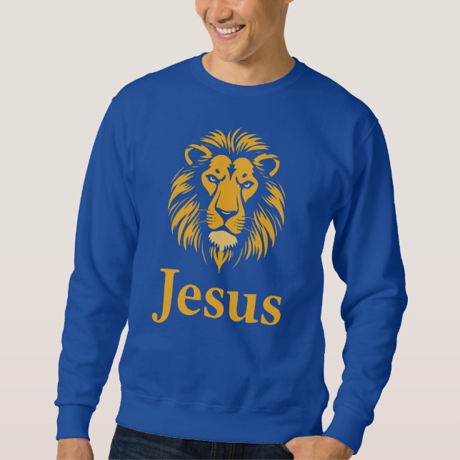 Lion King Jesus - Sweatshirt (Vorderseite)