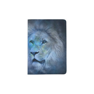 Lion King Modern Dark Blue Passhülle