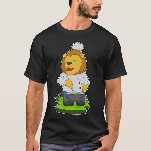 Lion Koch Koch Hut T-Shirt (Vorderseite)