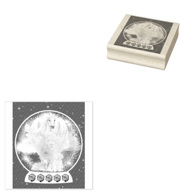 Lion Lamb Pet Beileid Tinte Briefmarke Gummistempel (Stempel)