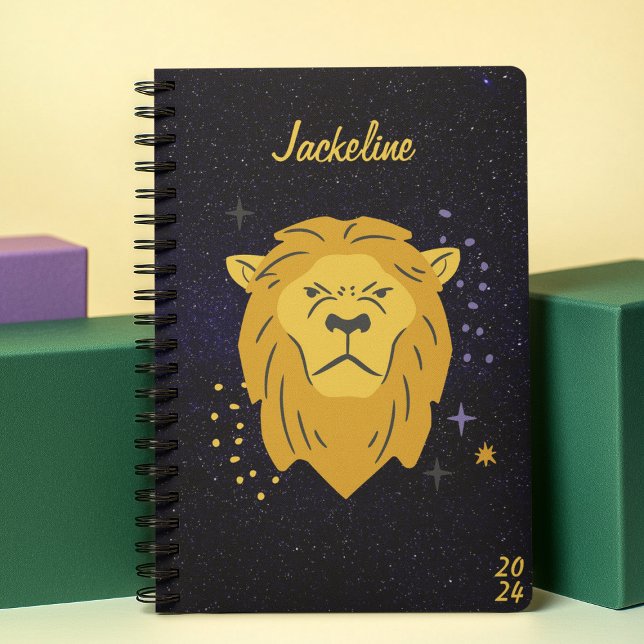 Lion Leo Zodiac l Galaxy Sky Star Personal Planer (Von Creator hochgeladen)