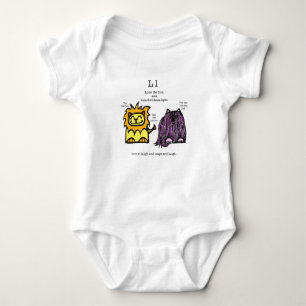 Lion & Lhasa Apso Baby Bodysuit Baby Strampler