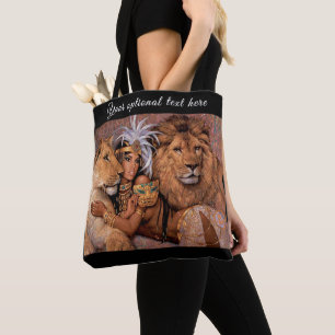 Lion Lioness Jungle Goddess