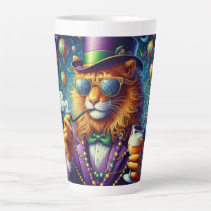 Lion/Louisiana Mardi Gras Milchtasse