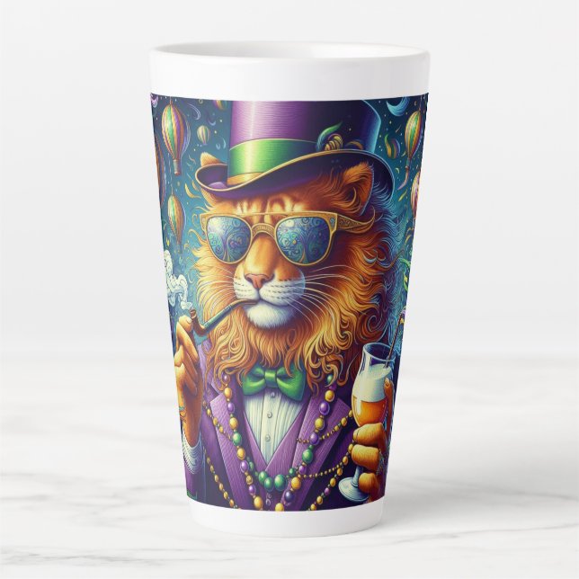 Lion/Louisiana Mardi Gras Milchtasse (Vorderseite)