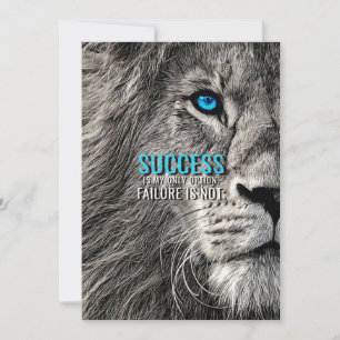 Lion Lover Erfolg ist meine einzige Option Einladung