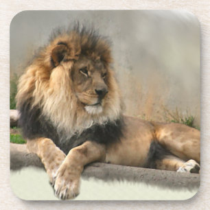 Lion Lovers King of the Dschungel Untersetzer