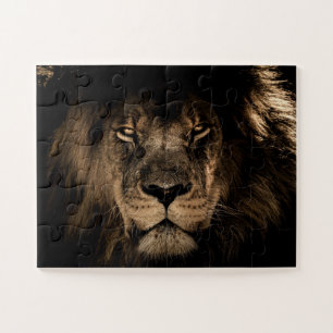 LION MALE LION FOTOGRAFIE JIGSAW PUZZLE