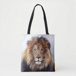 LION MALE LION TOTE BAG PURT