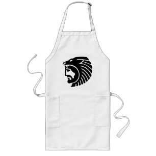 Lion Man, griechisches Reliefdesign Lange Schürze