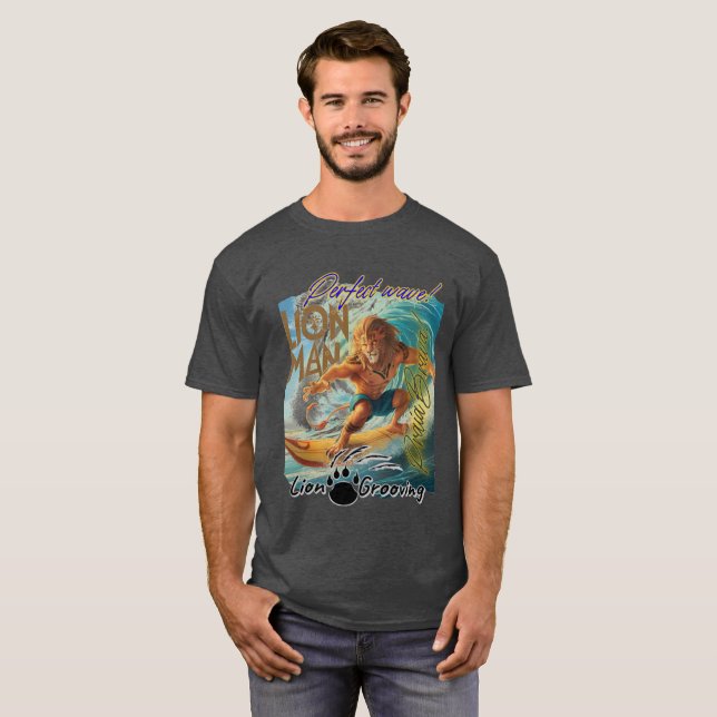 LION MAN NA PRAIA BRAVA T-Shirt (Vorne ganz)