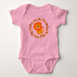 Lion Mandala Baby Strampler