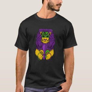 Lion Masquerade Mask Mardi Gras Tierkarnival Pa T-Shirt