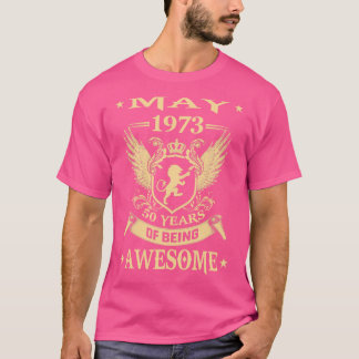 Lion May 1973 Limited Edition 50 Jahre Aw T-Shirt