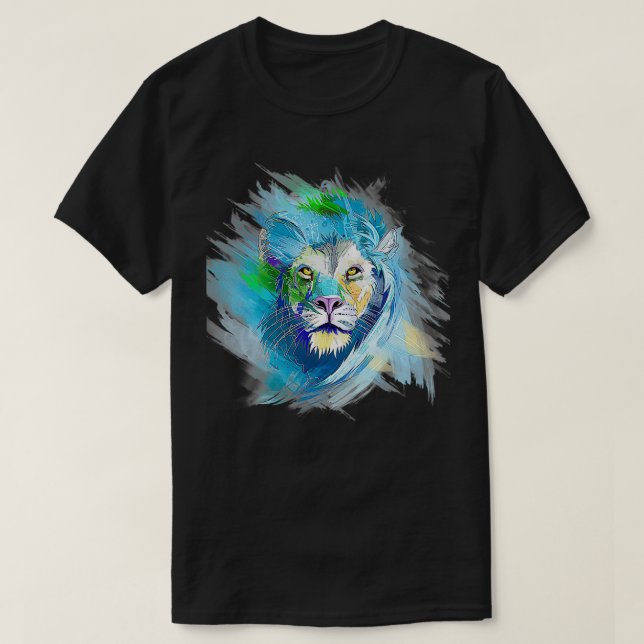 Lion Men Women Lion Lover Graphic Lion T-Shirt (Design vorne)
